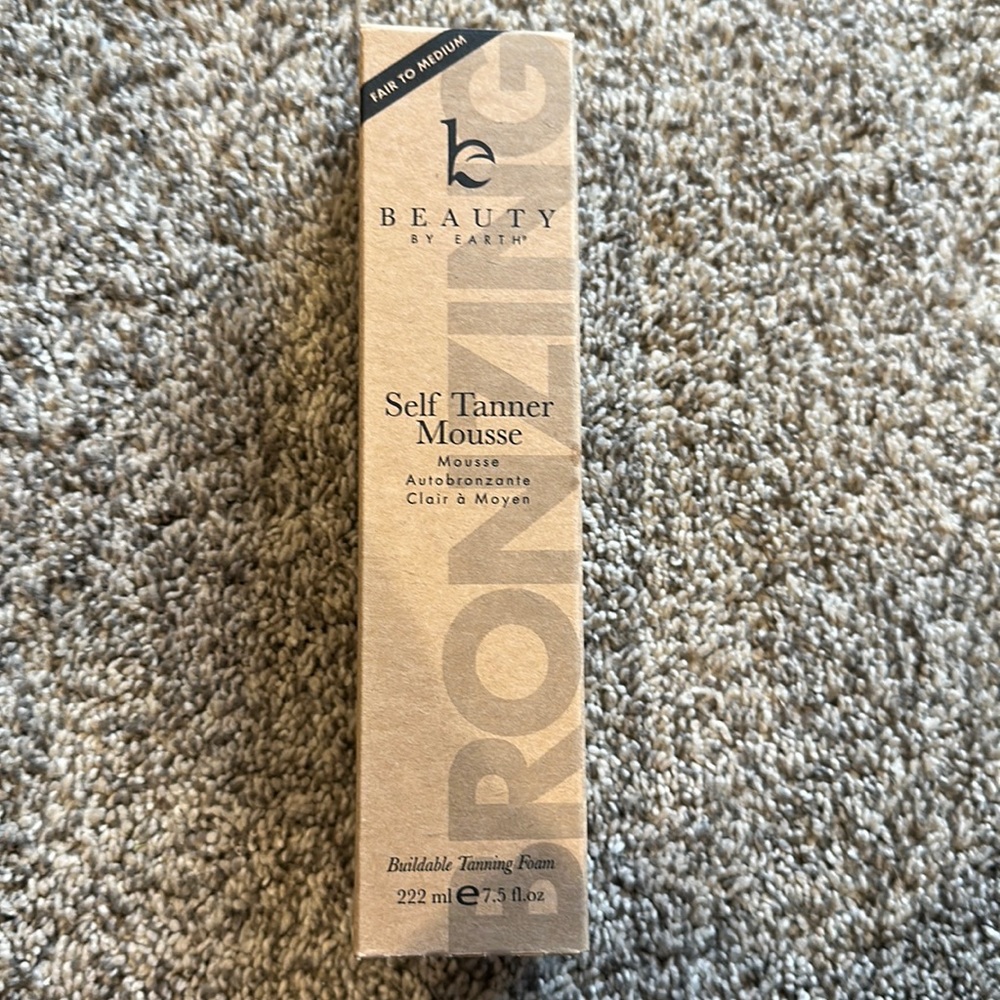 Beauty by Earth self tanner